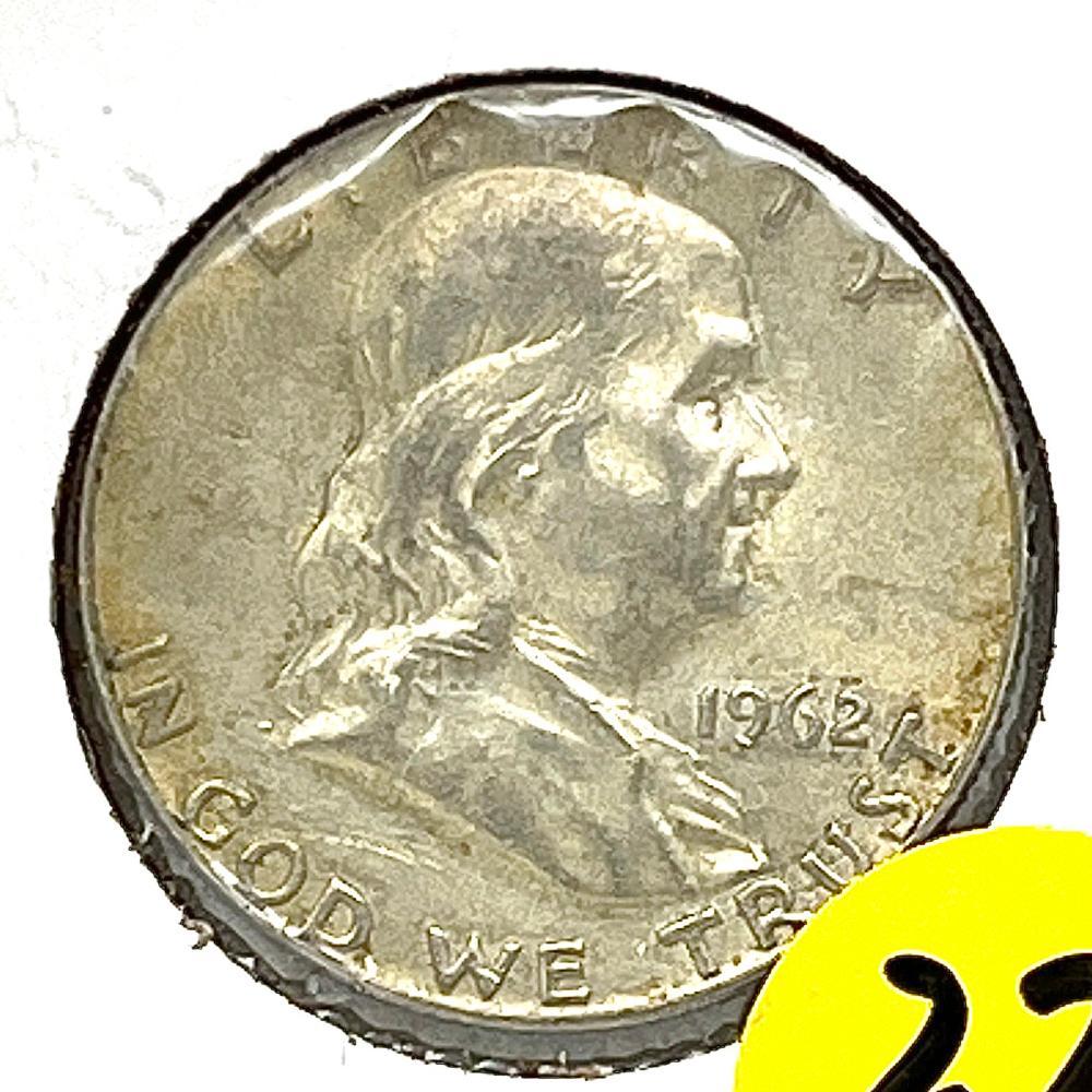 Franklin Half Dollar 1962-D image