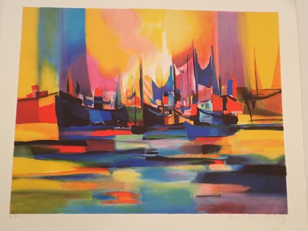 Marcel Mouly Lithograph on ... image