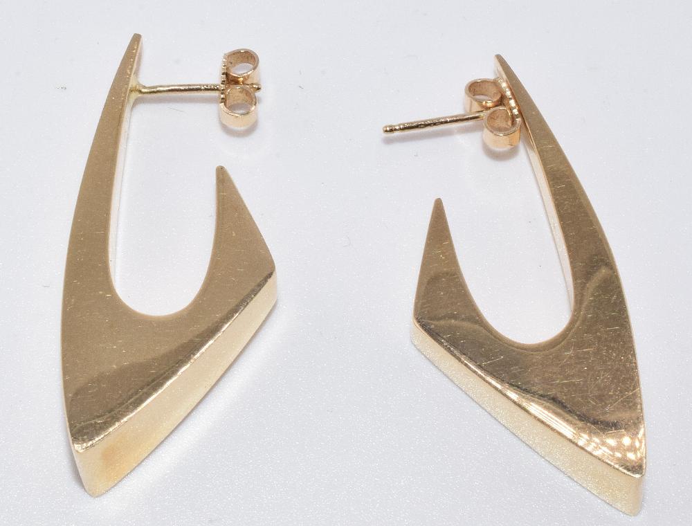 PAIR 14K YELLOW GOLD SUGARM... image