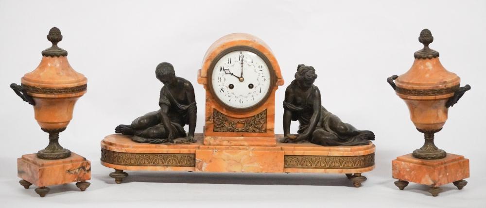 Handsome Tiffany and Company French Empire Mantle Clock