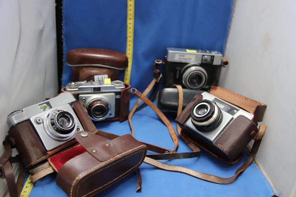 4 ILFORD CAMERA'S