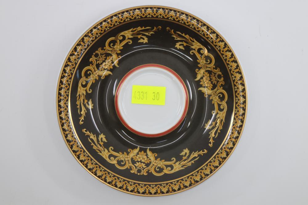 VERSACE RED MEDUSA ESPRESSO SAUCER 12.2 CM W NO FAULTS
