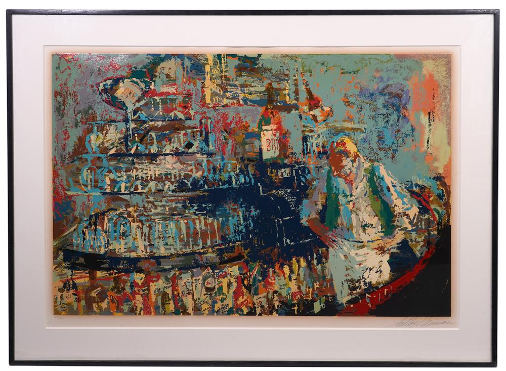 Leroy Neiman 'Mixologist' Serigraph on Paper