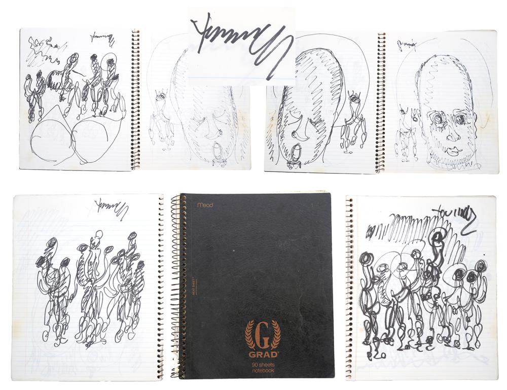Purvis Young Handmade Scrap Book