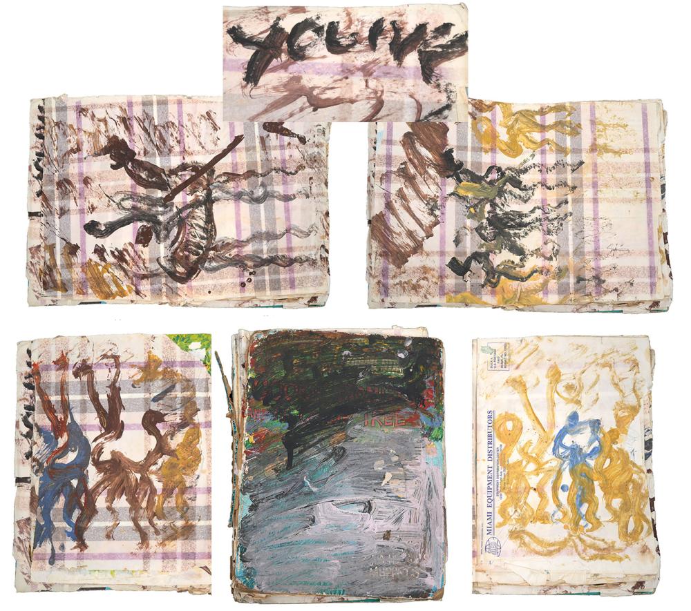 Purvis Young Handmade Scrap Book