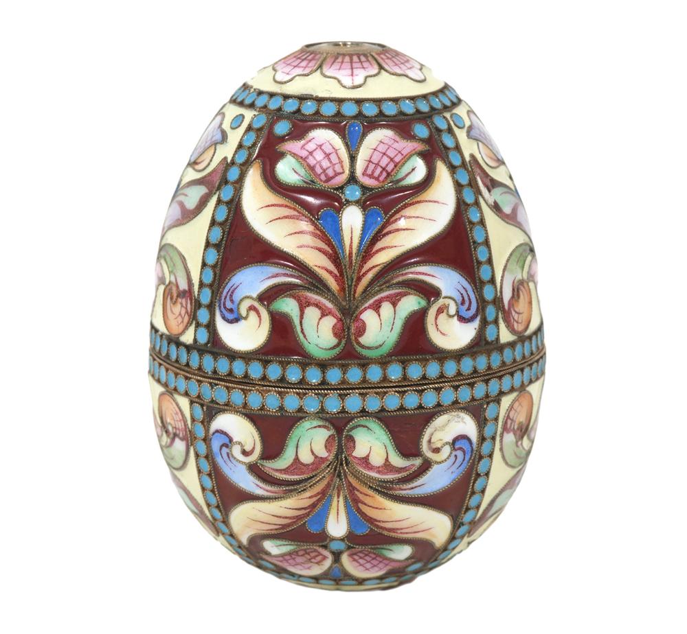 Russian Cloisonne Egg Cups Maria Semyonova
