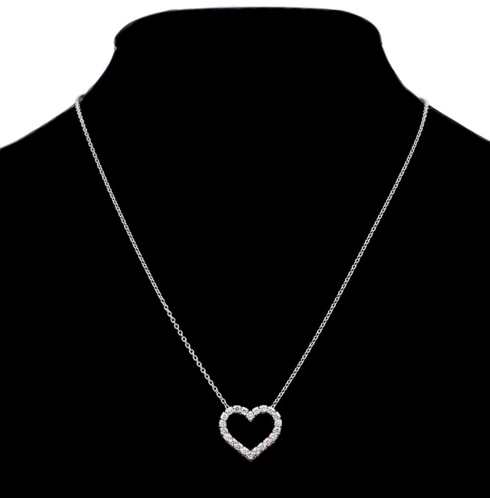 18K WG & Diamond Roberto Coin Necklace