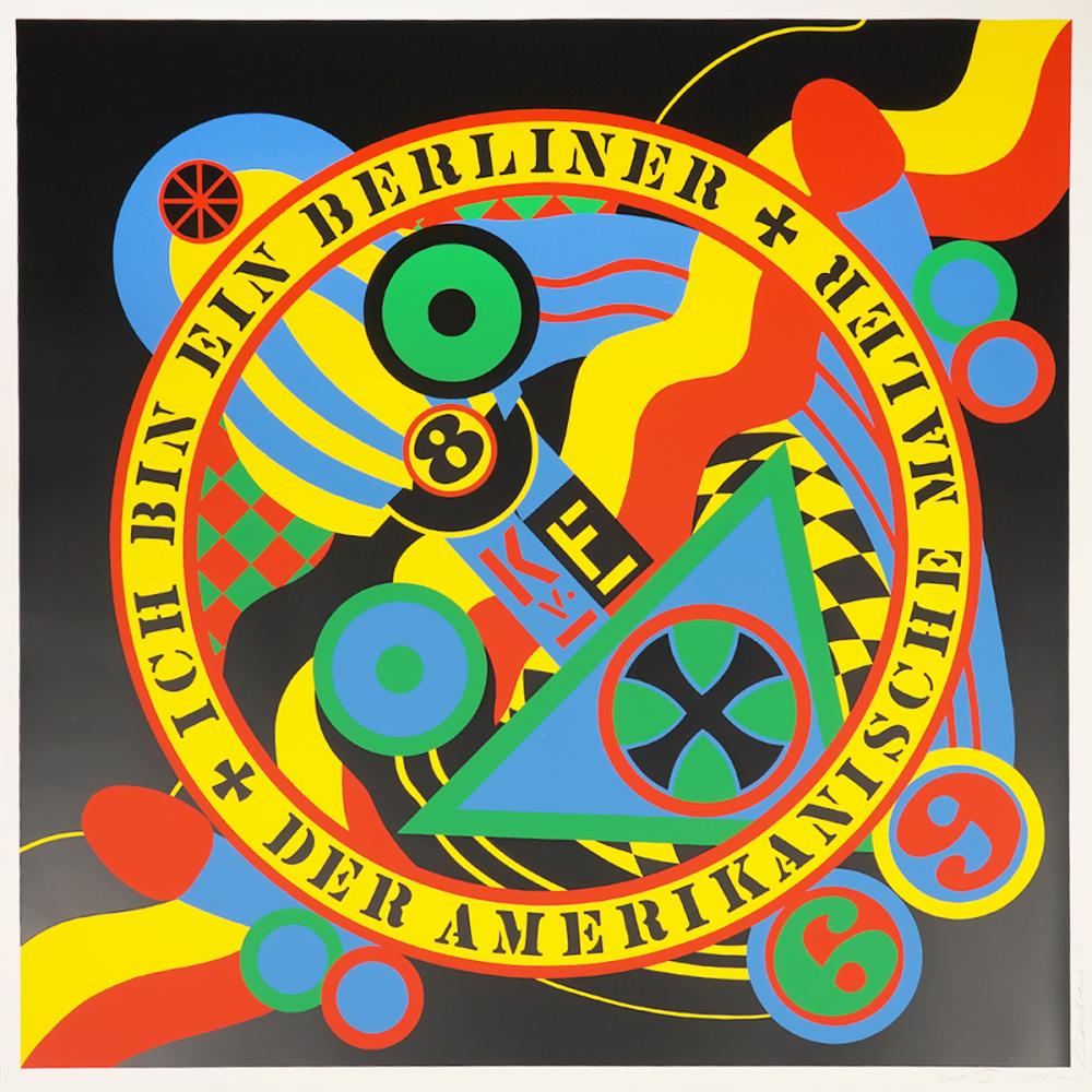 Robert Indiana 'Hartley Elegies IX' Serigraph