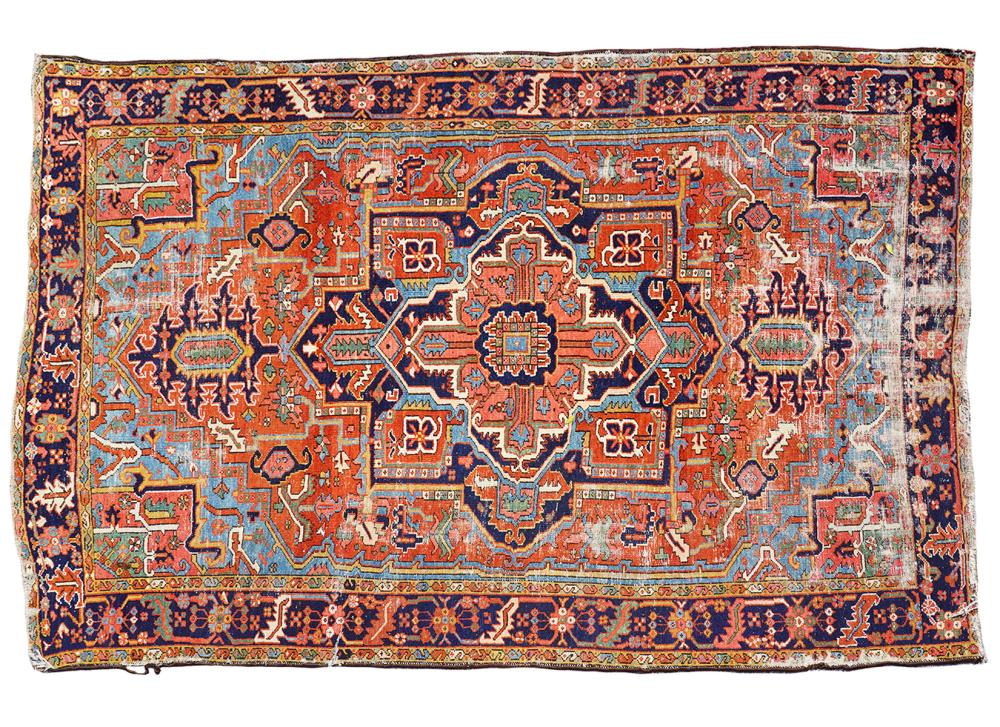 Antique Heriz Persian Carpet