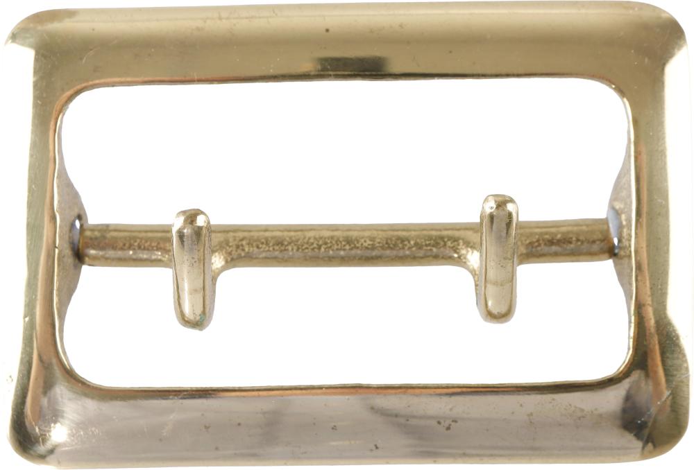 Vintage Brass Anchor Belt Buckle Dual Prong