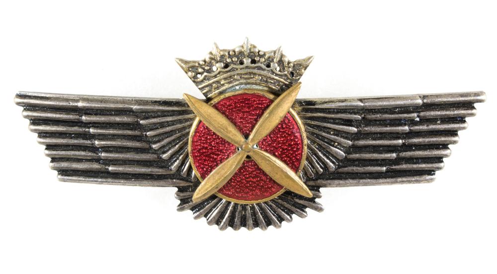 WALTER OESAU'S SPANISH NATIONALIST PILOT'S WINGS
