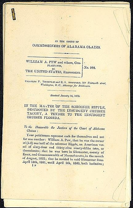 ALABAMA CLAIMS