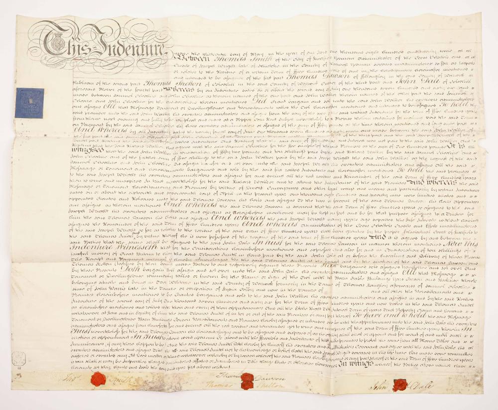 19TH-CENTURY BRITISH INDENTURES