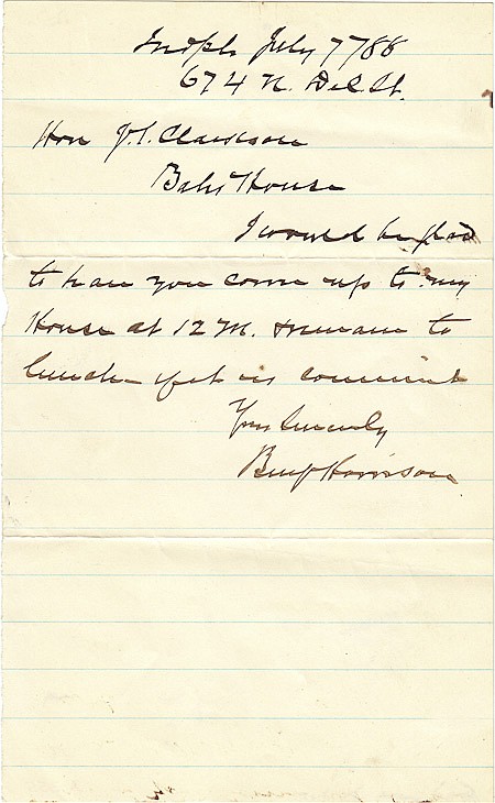 BENJAMIN HARRISON