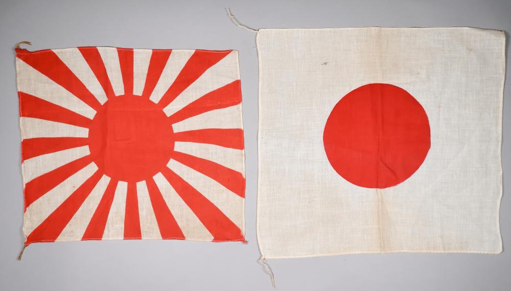 JAPANESE ARMY AND NATIONAL FLAGS (2)