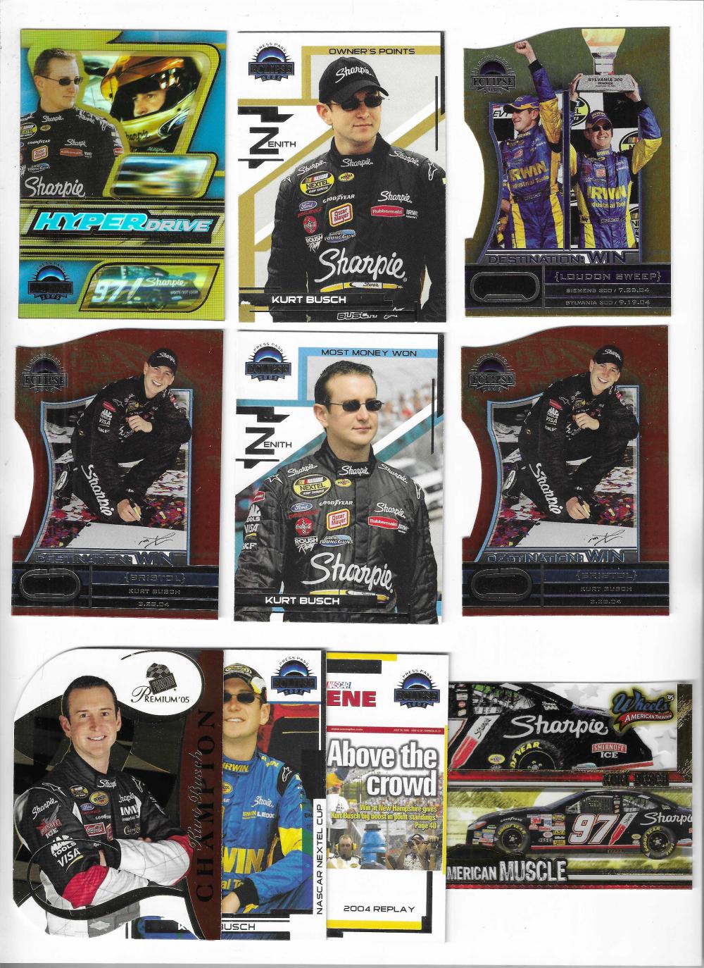 Lot of (10) Kurt Busch Nasc... image