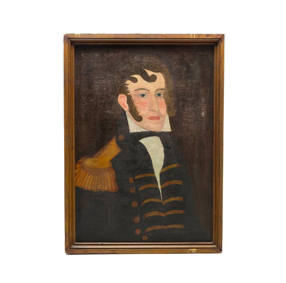 FOLK ART PORTRAIT OF COMMOD... image