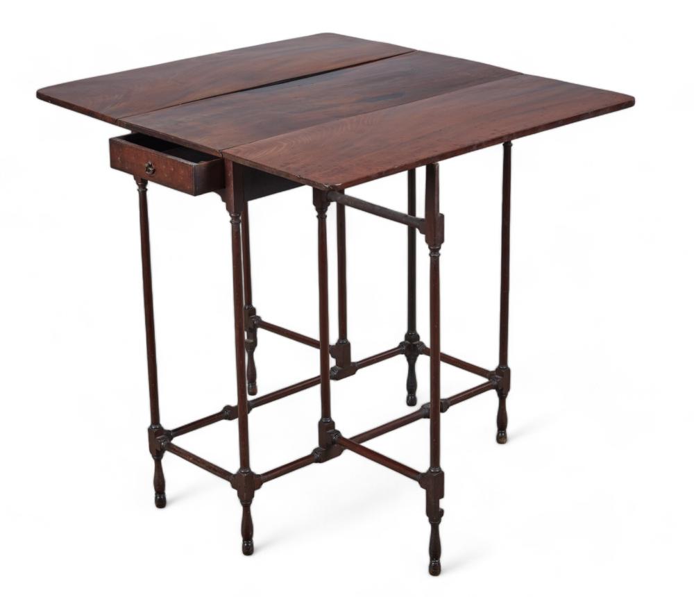 A George II mahogany spider leg table, mid 18th century