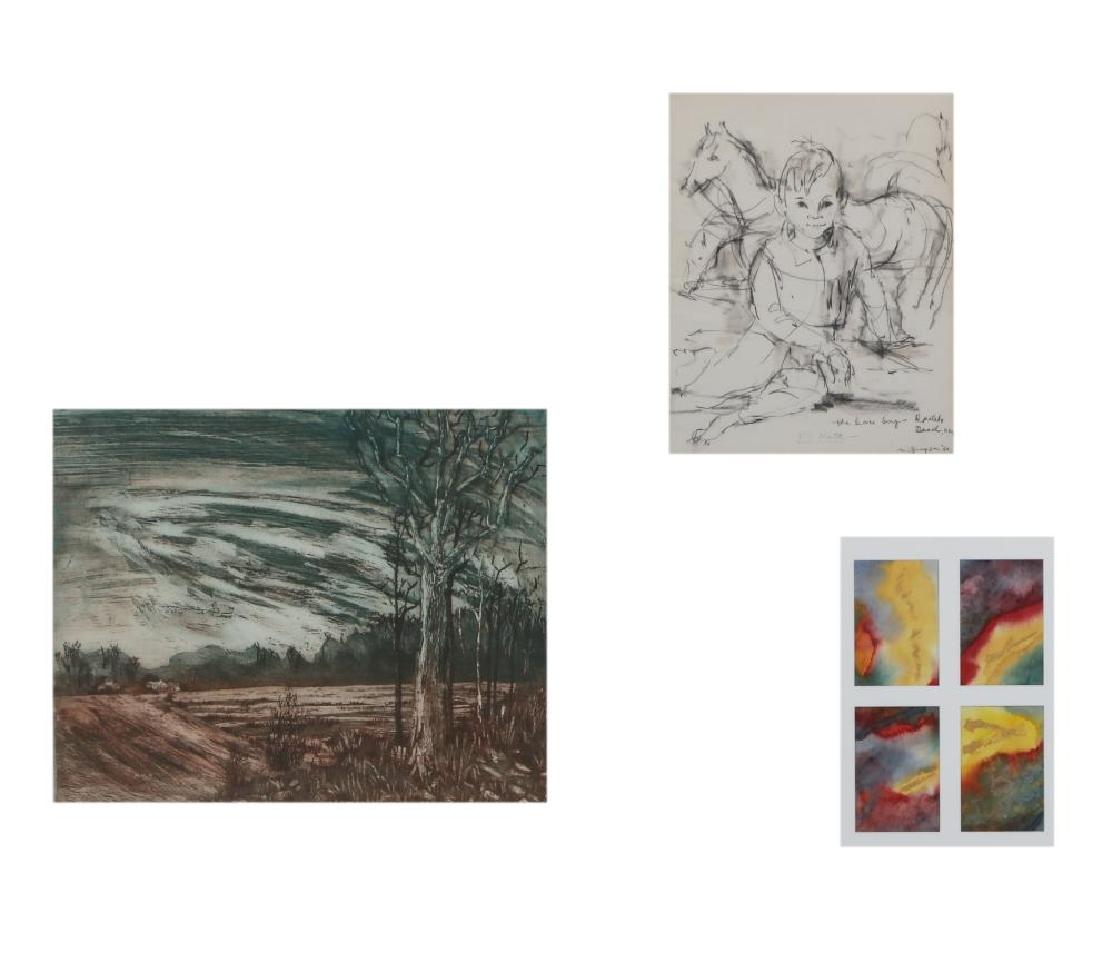 Three works on paper