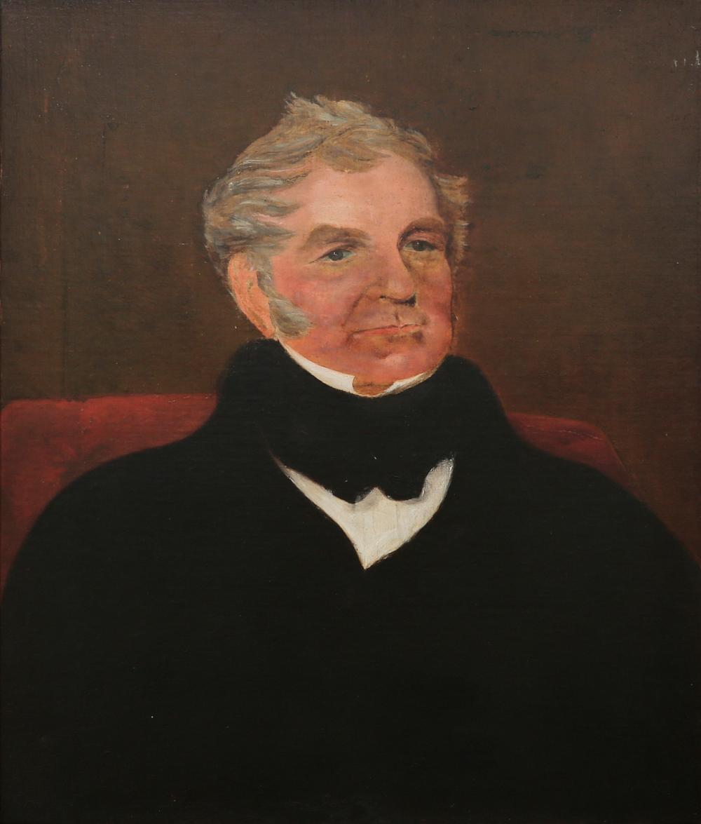 English School (19th century), Portrait of a gentleman, oil on canvas, 28 x 22in (71 x 56cm); frame 32 1/2 x 26 1/4in (82.5 x 66.5cm)