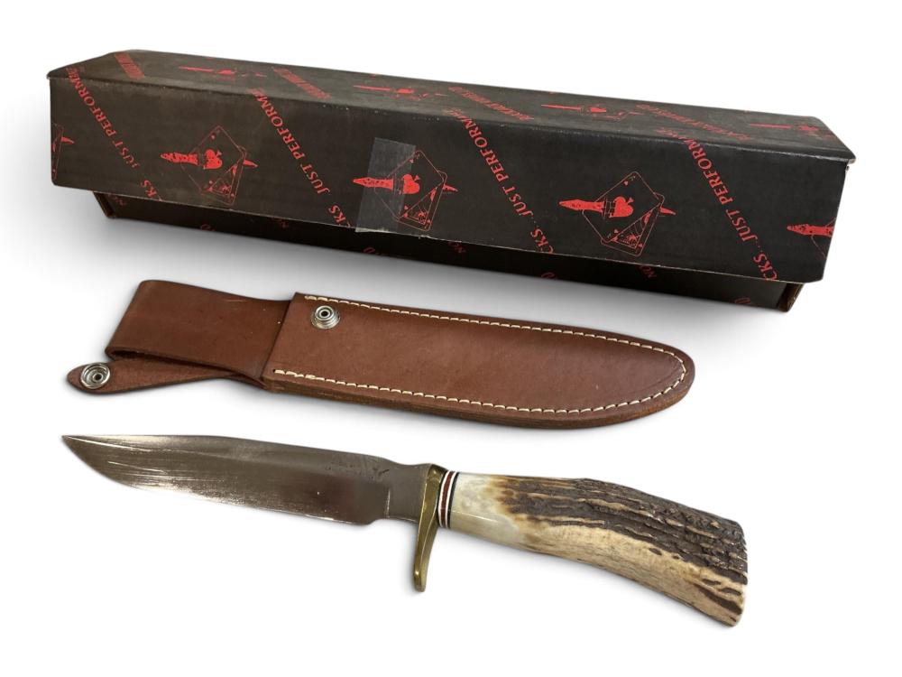 Blackjack Knives Stag Model I-7 12”