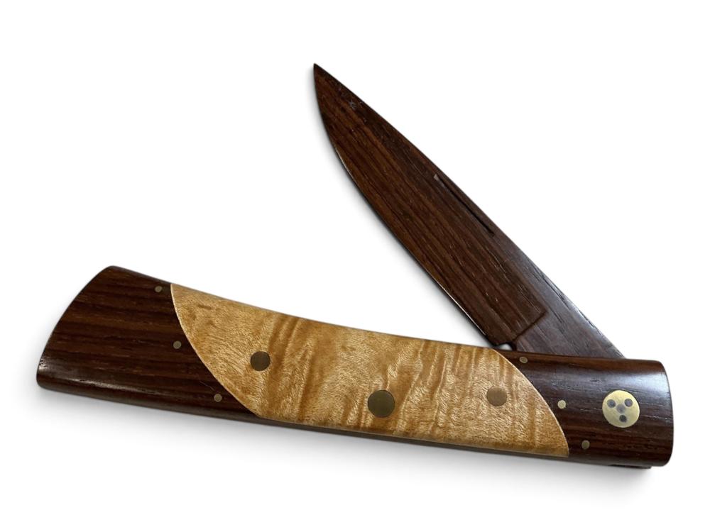 Virgil Martin Wood Blade Pocket Knife 6”