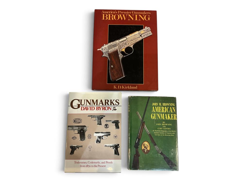Three Books Including “Gunmarks” By David Byron