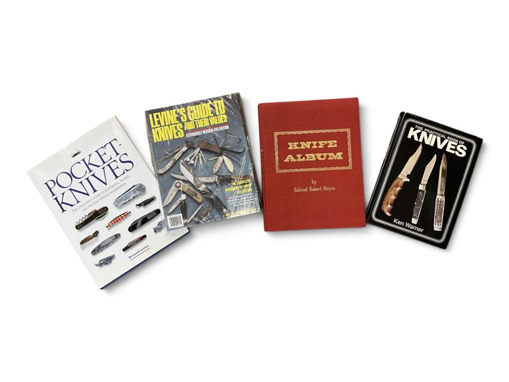 Four Books Including “Levine’s Guide To Knives And Their Values”
