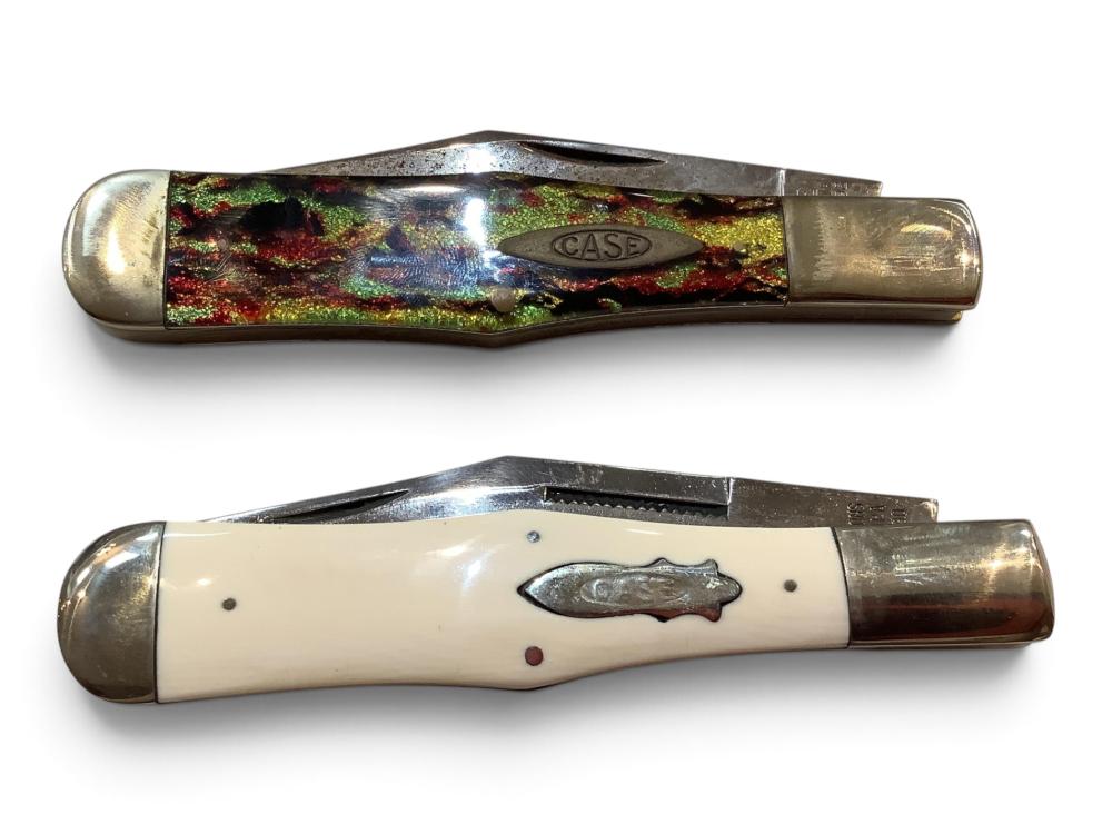 (2) Case Single Blade Pocket Knives 5”