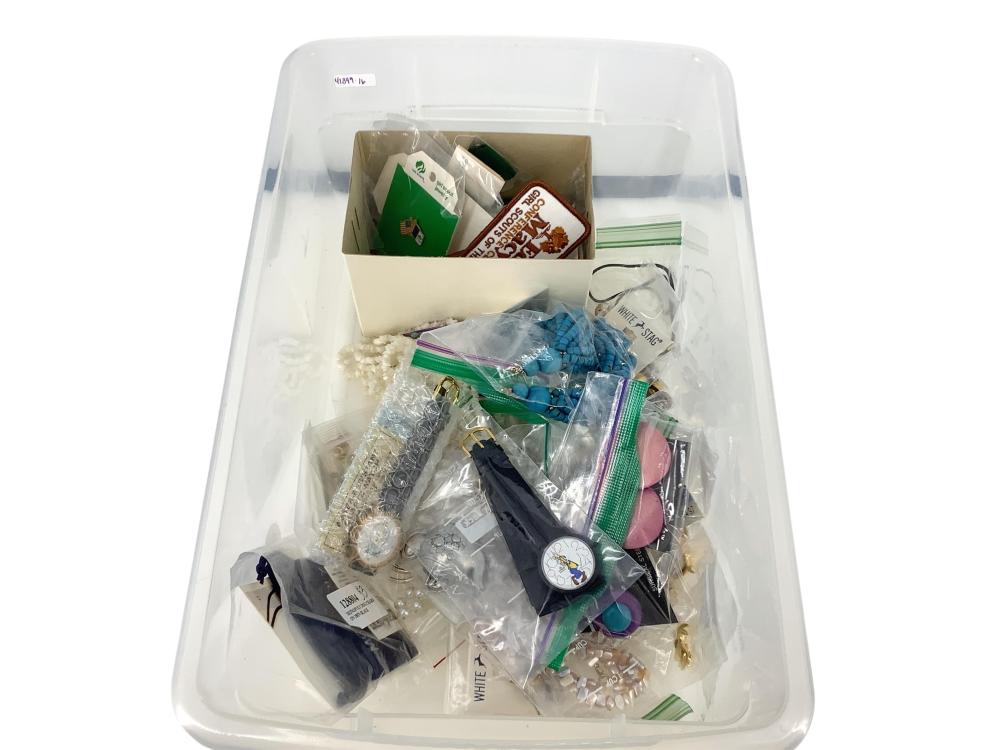Box Full of Tack Pins, Girl... image