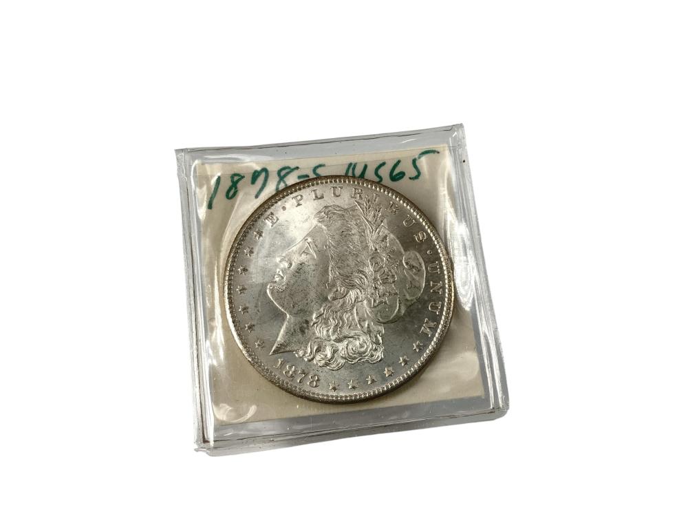 1878-S U.S. Morgan Silver Dollar Coin
