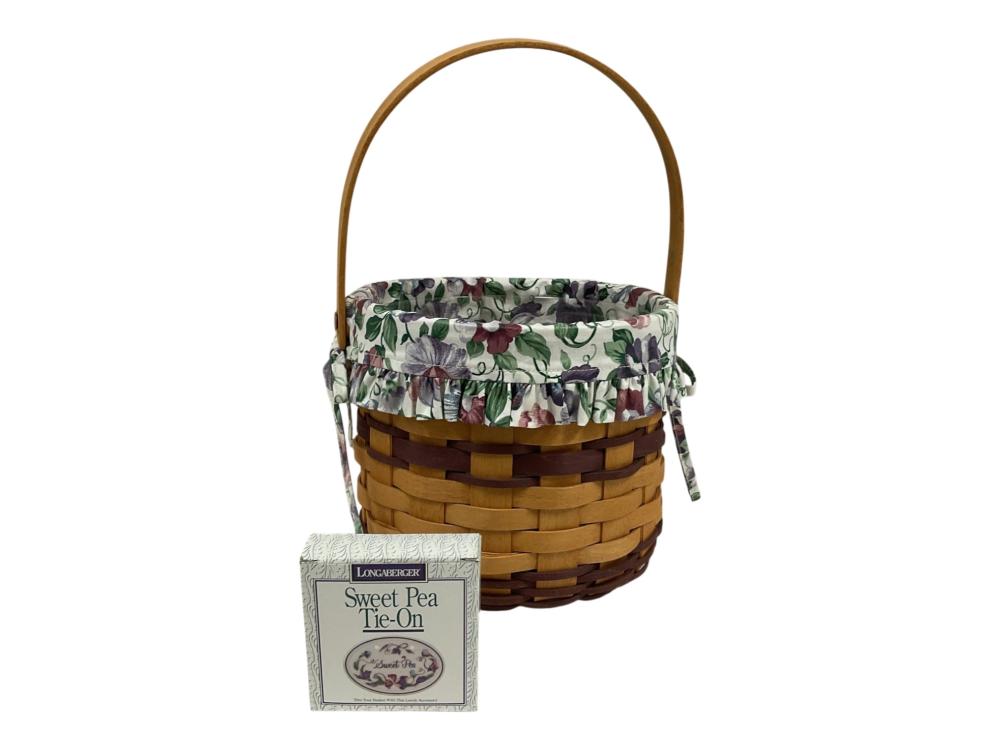 Longaberger Sweet Pea Basket