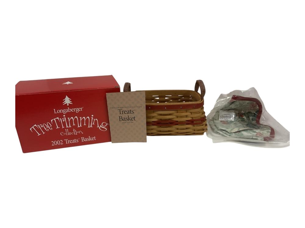 Longaberger 2002 Tree Trimming “ TREAT BASKET”