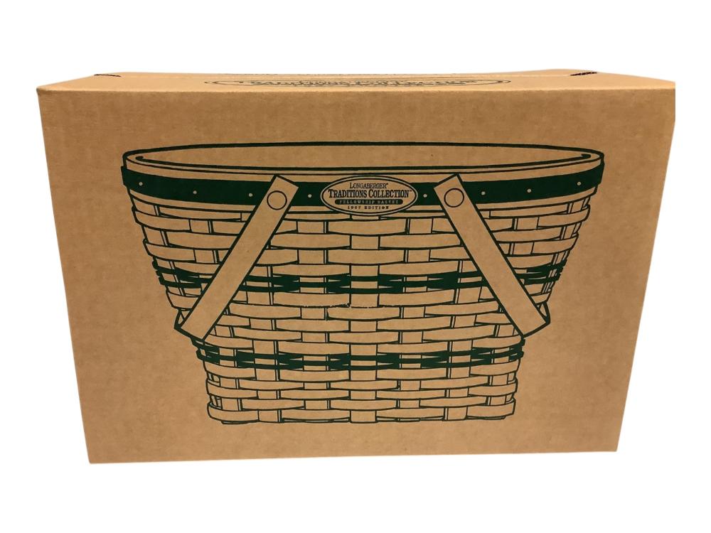 Longaberger 1997 Tradition Collection Fellowship Basket in original box.