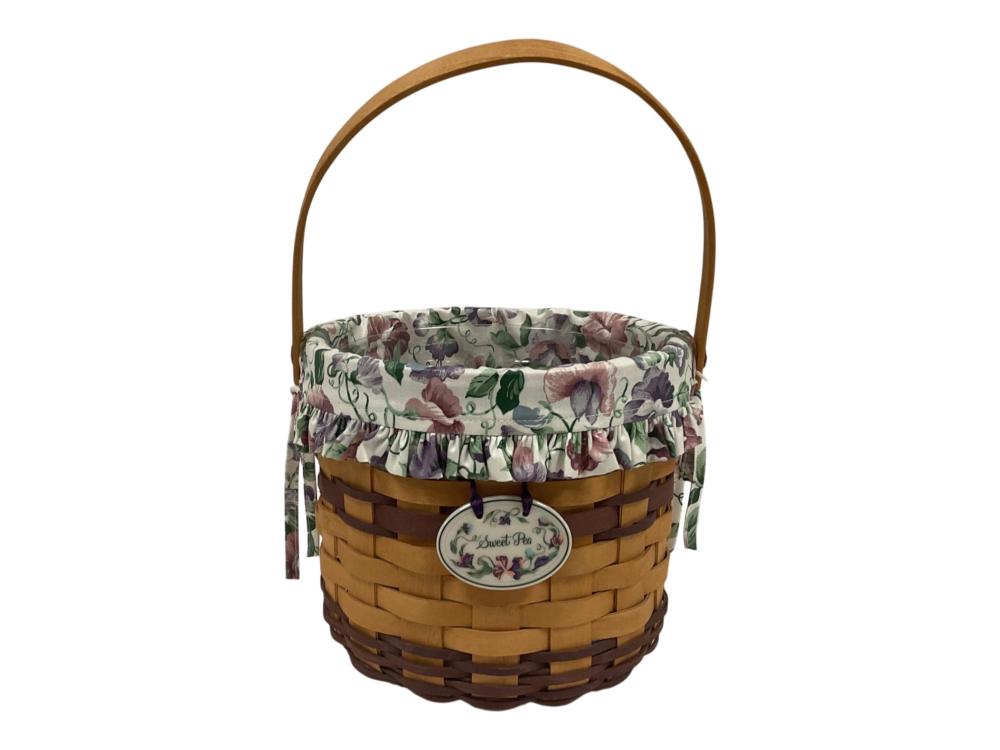 Longaberger Sweet Pea Basket 1996