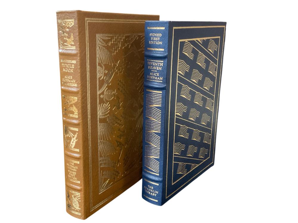 Seventh Heaven and Turtle Moon by Alice Hoffman; The Franklin Library Signed First Edition