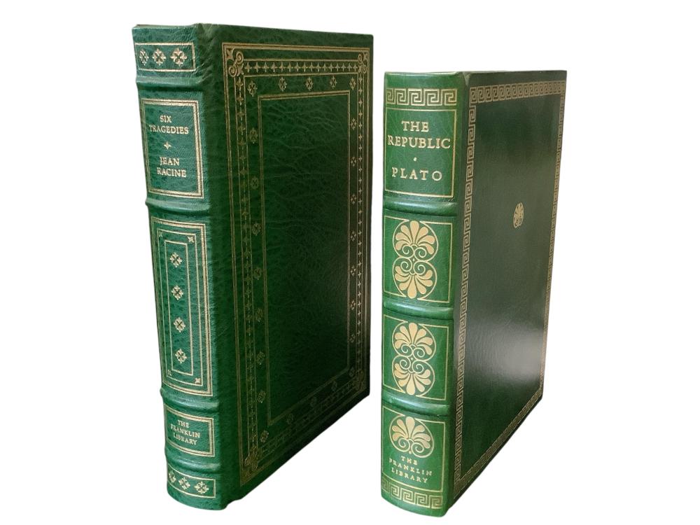 Six Tragedies - Jean Racine; The Republic - Plato; The Franklin Library 100 Greatest Books of All Time