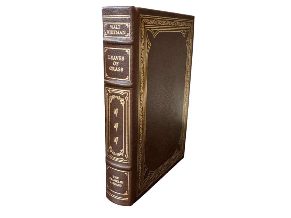 Leaves of Grass by Walt Whitman; The Franklin Library, Limited Edition, The 100 Greatest Books of All Time