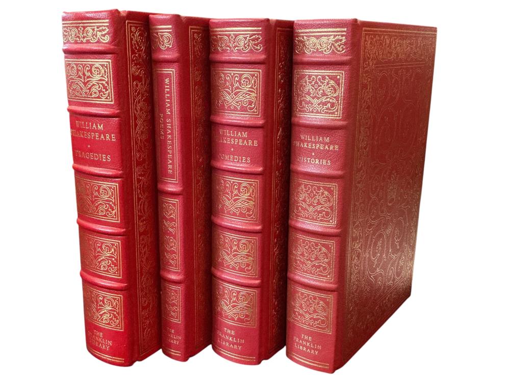 William Shakespeare Tragedies, Poems, Comedies and Histories; The Franklin Library