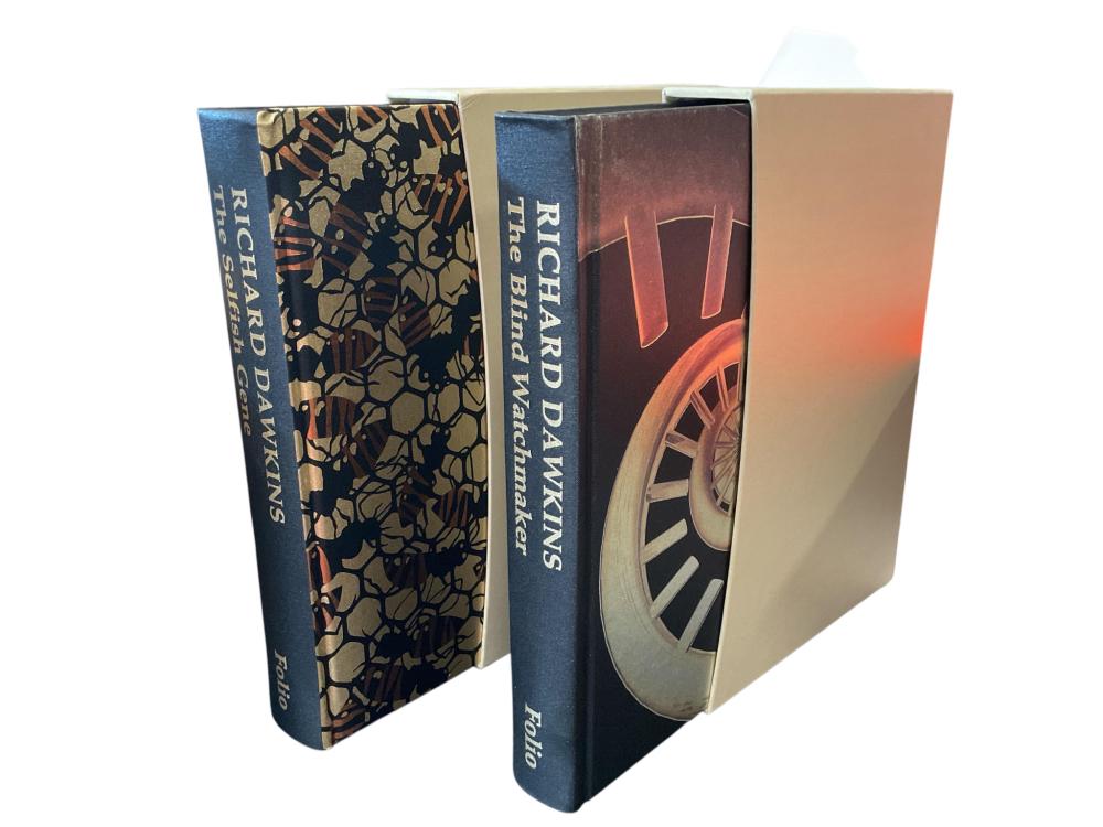 The Selfish Gene and The Blind Watchmaker by Richard Dawkins; The Folio Society