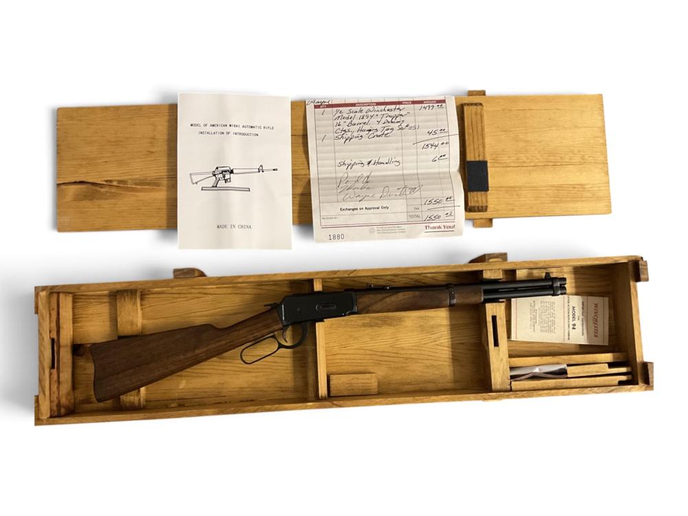 Miniature Salesman 1/2 Scale Sample Model of Winchester Model 1894 "Trapper" *Background check is not required **