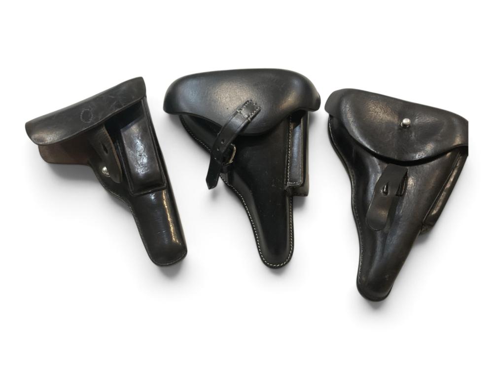 Lot of Three Leather Holsters