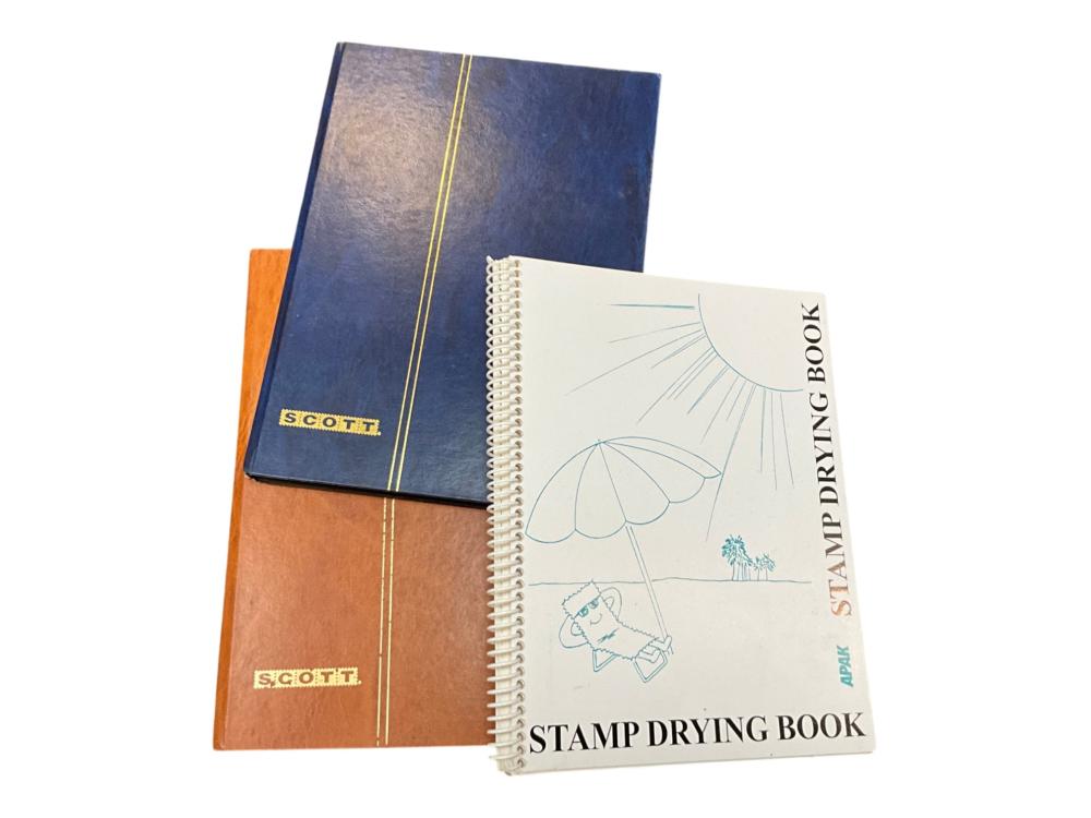 (3) Books, One with Miscellaneous Stamps