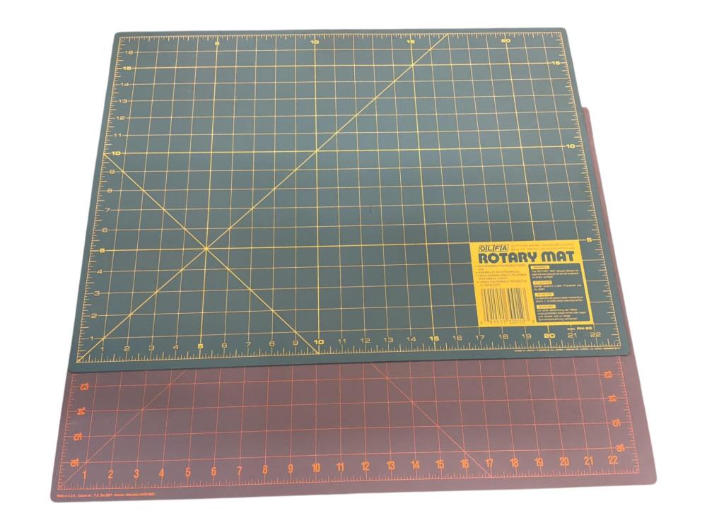 (2) Fiskars and Olfa Cutting Rotary Mats