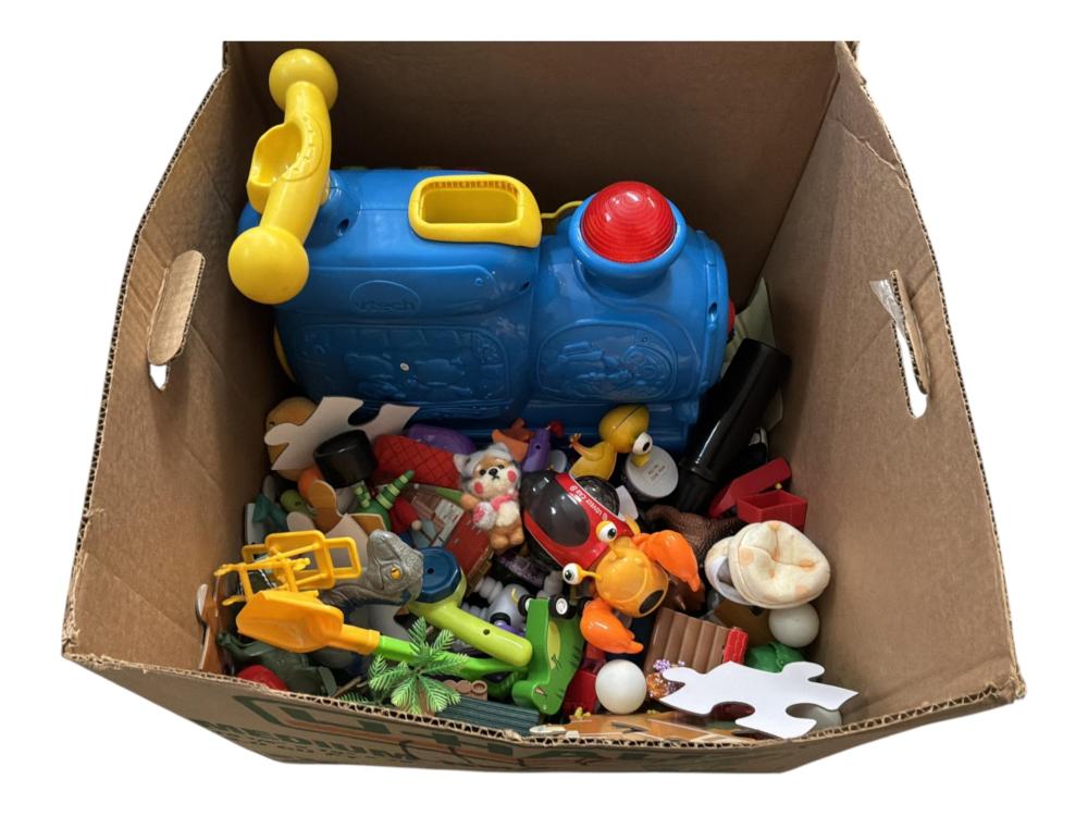 Large Box Lot of Toys