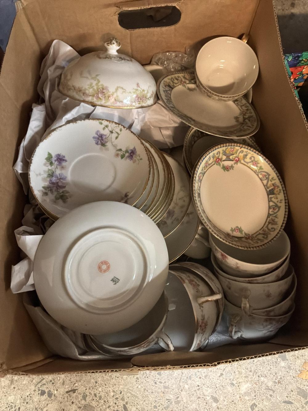 Box Lot of Chinaware