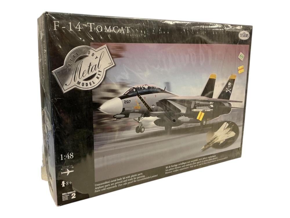 Testors F-14 Tomcat Model Kit (#5661) is a 1:48 Scale