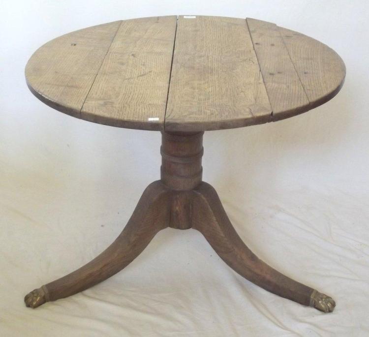 Georgian Oak Circular Table... image