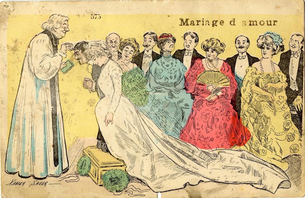 Antique Postcard Art Deco / Nouveau