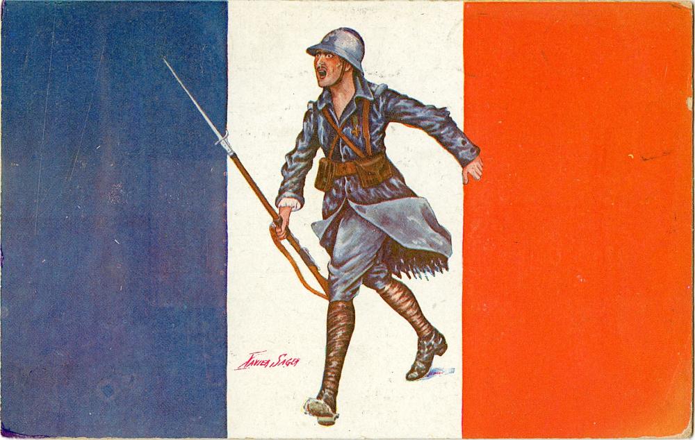 Antique Postcard Art Deco / Nouveau